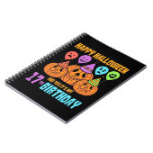Happy Halloween 17th Birthday Notitieboek (Linkerzijde)