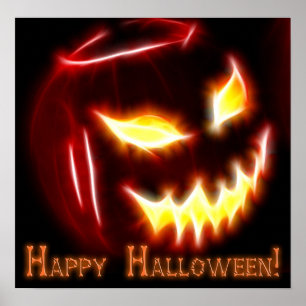 Happy Halloween 1 met tekst Poster