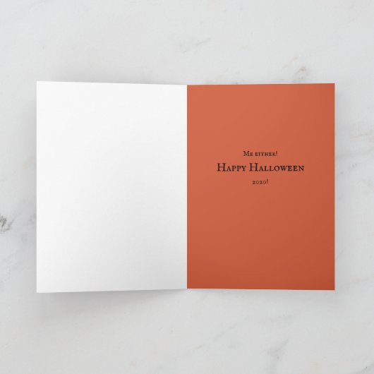 Happy Halloween 2020 Kaart (Binnen)