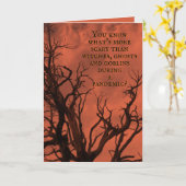 Happy Halloween 2020 Kaart (Gele Bloem)