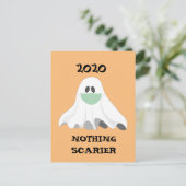 Happy Halloween 2020 Niets Scarier Ghost Briefkaart (Staand voorkant)