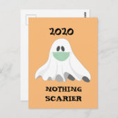 Happy Halloween 2020 Niets Scarier Ghost Briefkaart (Voorkant / Achterkant)