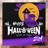 Happy Halloween 2024 Window Cling Decals (Vel 2)