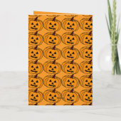 Happy Halloween 2025 gift greeting card Kaart (Achterkant)