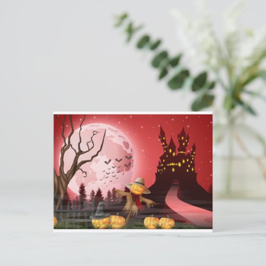 HAPPY HALLOWEEN 21 Postcard Briefkaart (Staand voorkant)