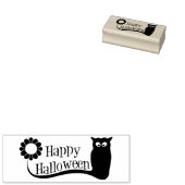 Happy Halloween 2 silhouette kunststempel Rubberstempel (Gestempeld)