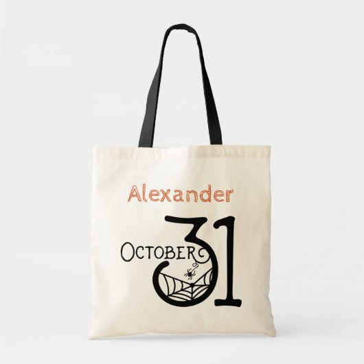 Happy Halloween 31e Kinder Snoep Treat Tote Bag (Voorkant)