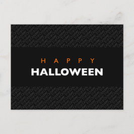 Happy Halloween 31st Moderne Typografie oktober Briefkaart