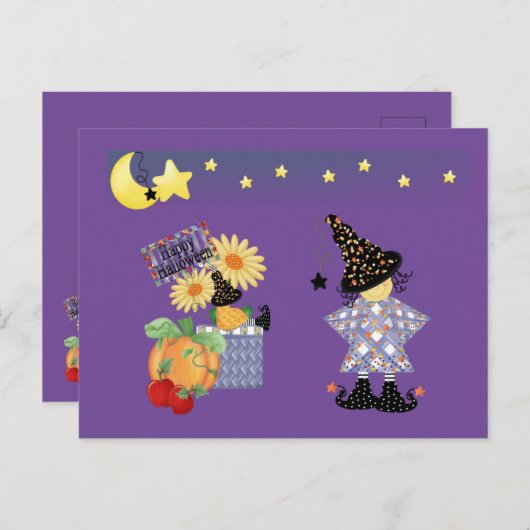 Happy Halloween 3 Briefkaart (Voorkant / Achterkant)