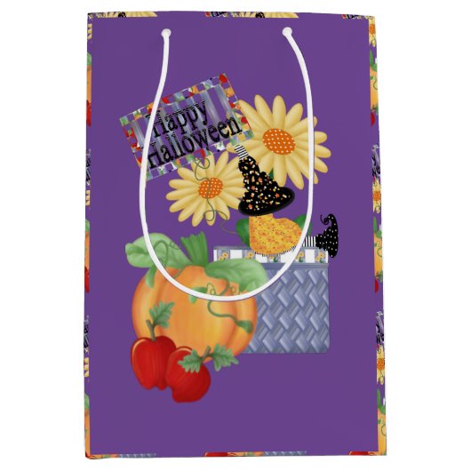 Happy Halloween 3 Medium Cadeauzakje (Voorkant)