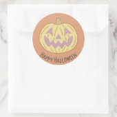 Happy Halloween 3' Ronde Sticker (Tas)