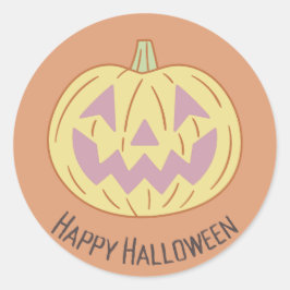 Happy Halloween 3' Ronde Sticker
