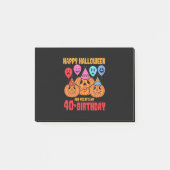 Happy Halloween 40th Birthday Post-it® Notes (Voorkant)