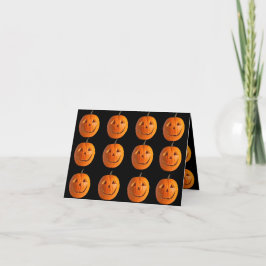 Happy Halloween 4-inch x 5,6-inch gevouwen kaart