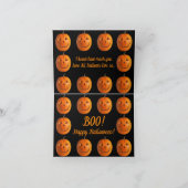 Happy Halloween 4-inch x 5,6-inch gevouwen kaart (Binnen)