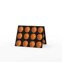 Happy Halloween 4-inch x 5,6-inch gevouwen kaart