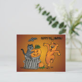 Happy Halloween! 5 Briefkaart (Staand voorkant)