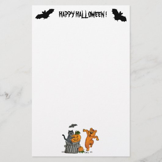 Happy Halloween! 5 Briefpapier (Voorkant)