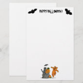 Happy Halloween! 5 Briefpapier (Voorkant / Achterkant)