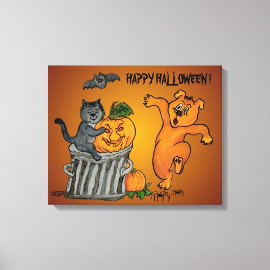 Happy Halloween! 5 Canvas Afdruk (Voorkant)
