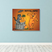 Happy Halloween! 5 Canvas Afdruk (Insitu (Houten vloer))