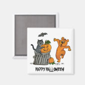 Happy Halloween! 5 Magneet (Voorkant / Achterkant)