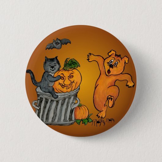 Happy Halloween! 5 Ronde Button 5,7 Cm (Voorkant)