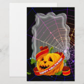 Happy Halloween 6A Stationery Briefpapier (Voorkant / Achterkant)