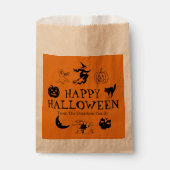 Happy Halloween, aangepast cadecadecadecadecadecad Bedankzakje (Voorkant)