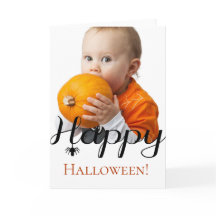 Happy Halloween aangepaste fotospin