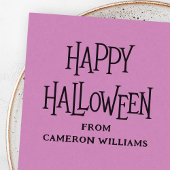 Happy Halloween aangepaste naam of tekst Rubberstempel