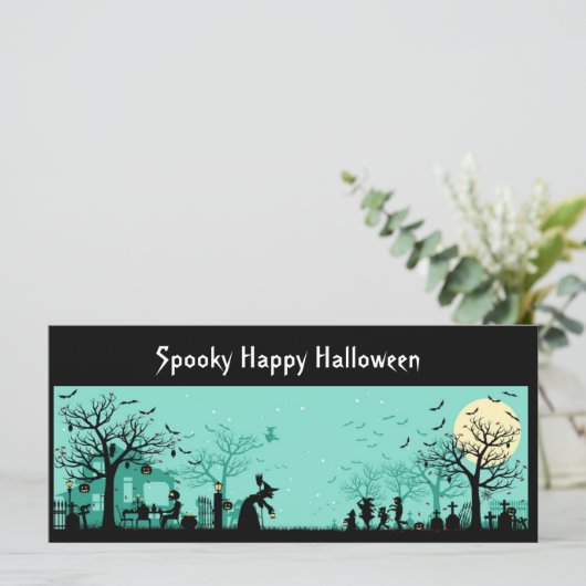 Happy Halloween-achtergrond (Staand voorkant)