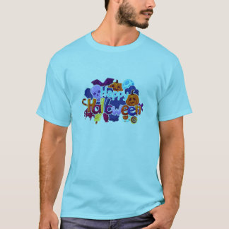 Happy Halloween afbeeldingen T-shirt trendy en sch
