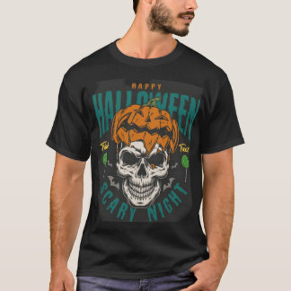 Happy Halloween afbeeldingen T-shirt trendy en sch