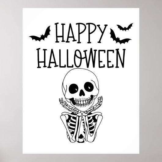 Happy Halloween Affiche Poster (Voorkant)