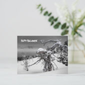 Happy halloween alien briefkaart (Staand voorkant)