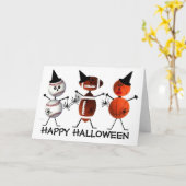 Happy Halloween All Sports Kaart (Gele Bloem)
