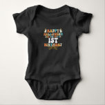 Happy Halloween And Yes It's My 1st Birthday Romper<br><div class="desc">Happy Halloween And Yes It's My 1st Birthday</div>