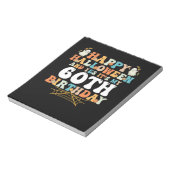 Happy Halloween And Yes Its My 60th Birthday Notitieblok (Linkerzijde)