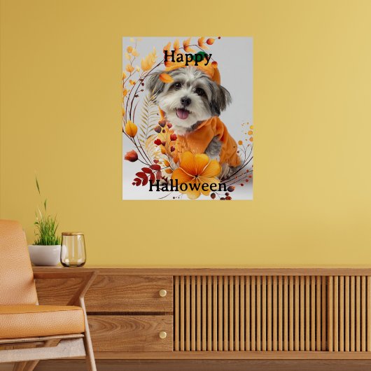 Happy Halloween, arf...arf Poster (Woonkamer 2)