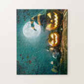 Happy Halloween Art Funny Jack O Lantern Halloween Legpuzzel (Verticaal)
