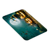 Happy Halloween Art Funny Jack O Lantern Halloween Magneet (Rechterzijde)