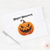 Happy Halloween Autocollant Vierkante Sticker (Envelop)