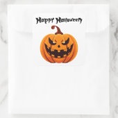 Happy Halloween Autocollant Vierkante Sticker (Tas)