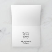 Happy Halloween Autumn Blessings Pumpkins Kaart (Binnen)