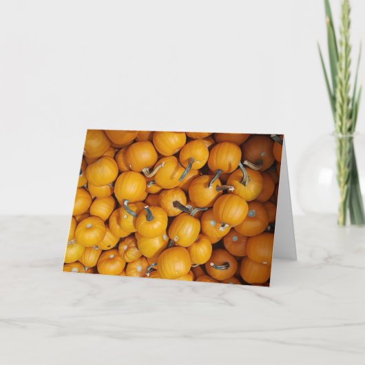 Happy Halloween Autumn Blessings Pumpkins Kaart (Voorkant)