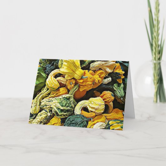 Happy Halloween Autumn Blessings Pumpkins Kaart (Voorkant)