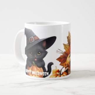 Happy Halloween Autumn Family Grote Koffiekop