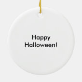 Happy Halloween Autumn Kittens op Pumpkins, ZSSG Keramisch Ornament (Achterkant)