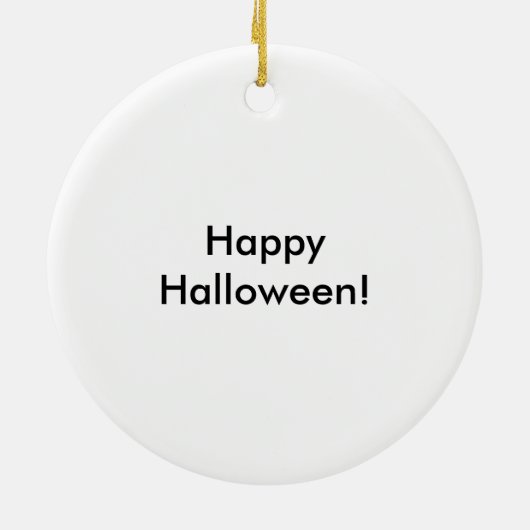 Happy Halloween Autumn Kittens op Pumpkins, ZSSG Keramisch Ornament (Achterkant)